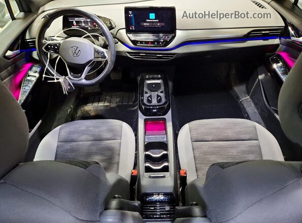 WVGJNPE2XNP070981 2022 VOLKSWAGEN ID.4 Blue Dashboard view