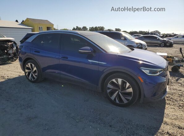 WVGKMPE25MP022035 2021 VOLKSWAGEN ID.4 Blue Առջևի աջ