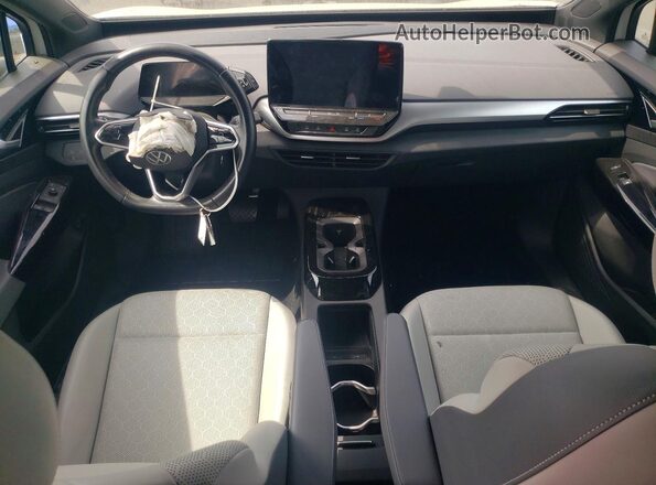 WVGKMPE2XNP071720 2022 VOLKSWAGEN ID.4 White Առջևի վահանակի տեսք