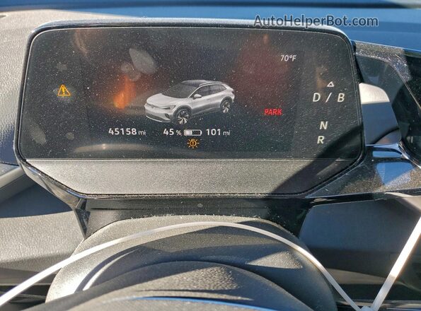 WVGRMPE28NP039136 2022 VOLKSWAGEN ID.4 Gray Instrument cluster view