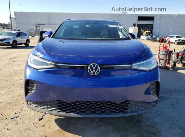WVGTMPE29NP075178 2022 VOLKSWAGEN ID.4 Blue Widok z przodu