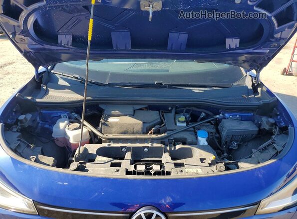 WVGTMPE29NP075178 2022 VOLKSWAGEN ID.4 Blue Widok komory silnika