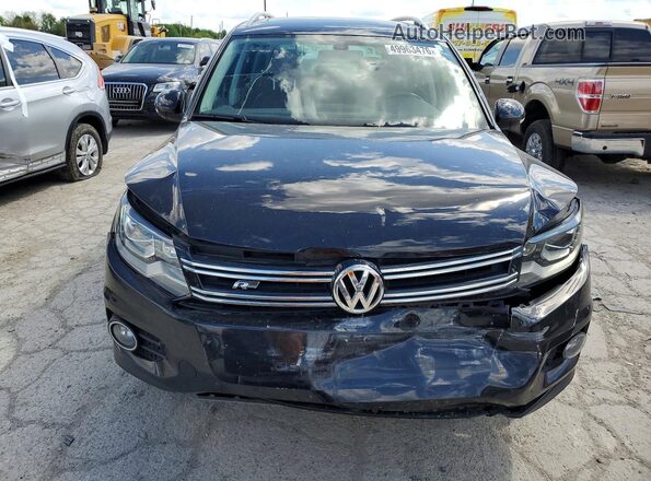 WVGTV7AX3HW511662 2017 VOLKSWAGEN TIGUAN Черный Вид спереди