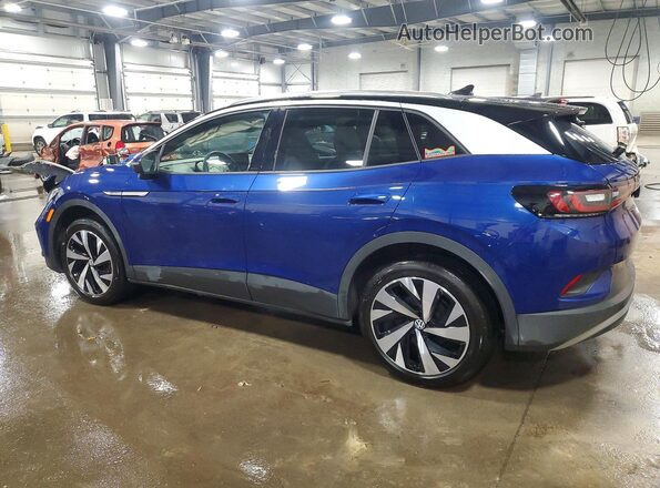 WVGUNPE27MP061957 2021 VOLKSWAGEN ID.4 Blue Հետևի ձախ