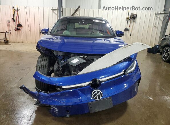 WVGUNPE27MP061957 2021 VOLKSWAGEN ID.4 Blue Դիմացի տեսք