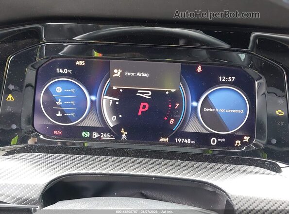 WVWAB7CDXPW171108 2023 VOLKSWAGEN GOLF White Vista de los asientos traseros