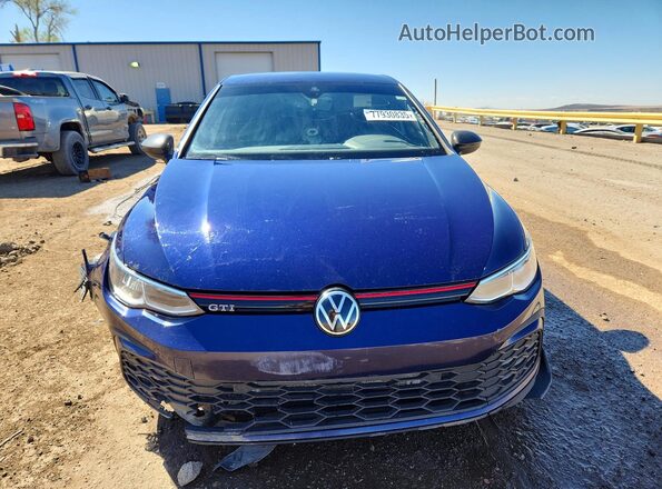 WVWH87CD2NW178631 2022 VOLKSWAGEN GTI Blue Vista frontal