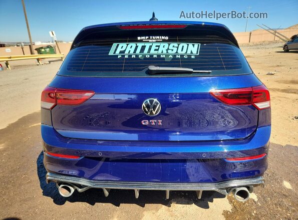 WVWH87CD2NW178631 2022 VOLKSWAGEN GTI Blue Vista trasera
