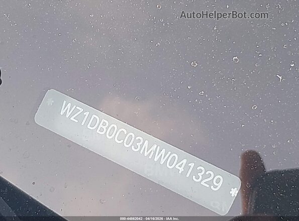 WZ1DB0C03MW041329 2021 TOYOTA GR SUPRA White 
