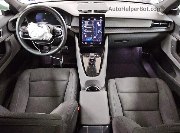 YSMED3KA2PL146981 2023 POLESTAR 2 Gray Առջևի վահանակի տեսք