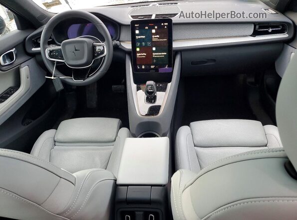 YSMFD3KA9RL217827 2024 POLESTAR 2 Charcoal Dashboard view