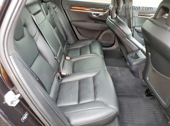 YV1102AK2H1012425 2017 VOLVO S90 Black Вид задніх сидінь