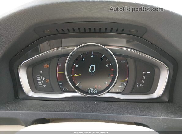 YV140MEKXG1293052 2016 VOLVO V60 White Հետևի նստատեղերի տեսք