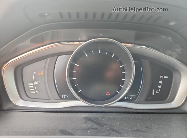 YV149MSP3G1309825 2016 VOLVO V60 White Սարքավորումների վահանակի տեսք