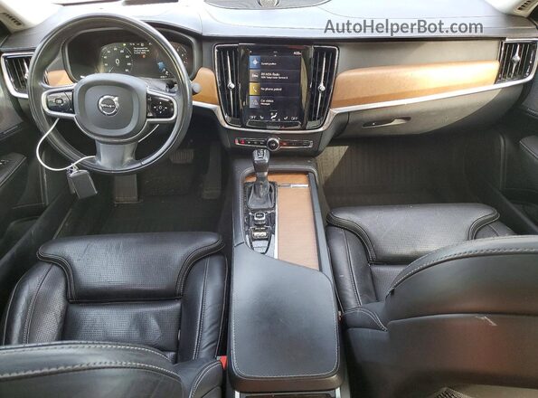 YV1A22ML5H1004883 2017 VOLVO S90 Black Вид панелі приладів