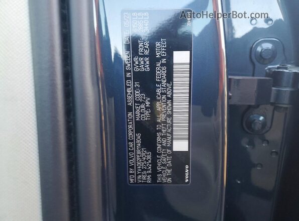 YV4062PE8R1149045 2024 VOLVO XC90 Gray 360 interior view