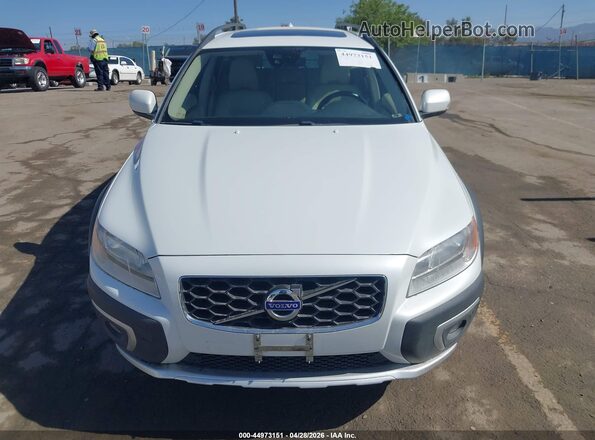 YV440MBK3G1246730 2016 VOLVO XC70 White Widok zestawu wskaźników