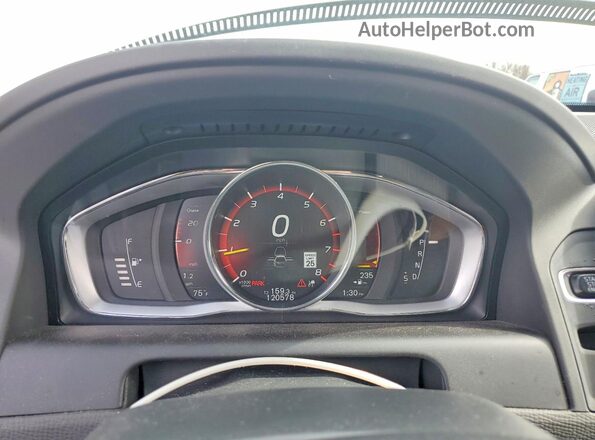 YV440MRUXH2156350 2017 VOLVO XC60 White Вид щитка приладів