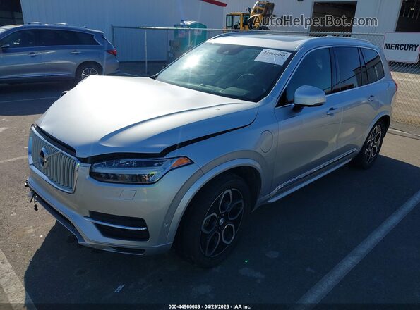 YV4BC0PL1H1123213 2017 VOLVO XC90 HYBRID Silver Передня ліва чверть