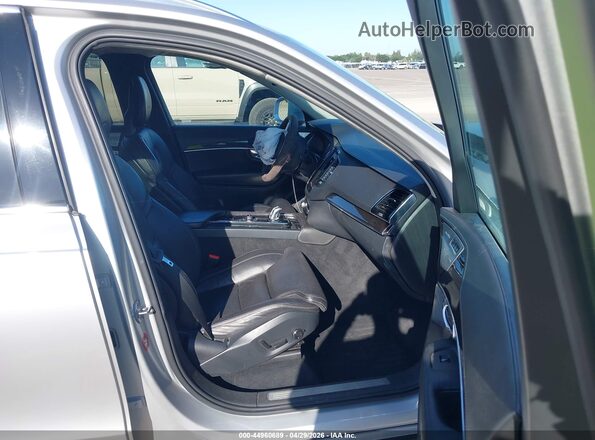 YV4BC0PL1H1123213 2017 VOLVO XC90 HYBRID Silver Вид салону спереду