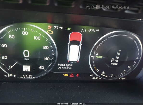 YV4BC0PL1H1123213 2017 VOLVO XC90 HYBRID Silver Вид задніх сидінь