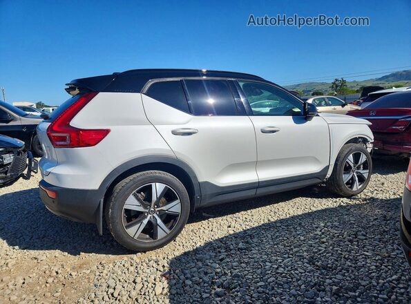 YV4ED3URXM2548552 2021 VOLVO XC40 White უკანა მარჯვენა