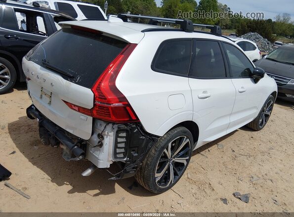 YV4H60DX2P1210271 2023 VOLVO XC60 RECHARGE PLUG-IN HYBRID White Tył prawy