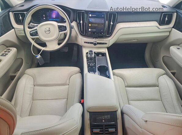 YV4L12DL2N1905154 2022 VOLVO XC60 White Առջևի վահանակի տեսք