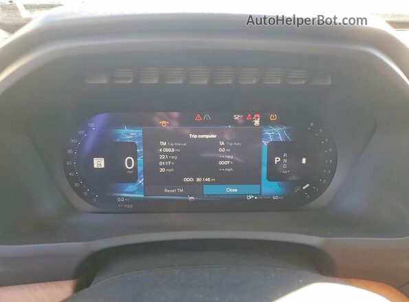YV4L12PEXR1235971 2024 VOLVO XC90 Gray Սարքավորումների վահանակի տեսք