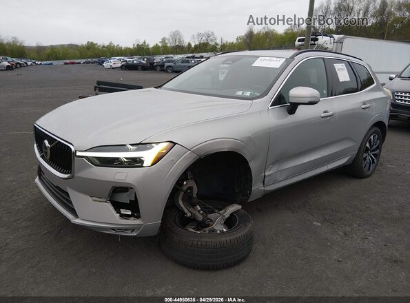 YV4L12RV2P1203672 2023 VOLVO XC60 Silver წინა მარცხენა ხედი სამი მეოთხედიდან