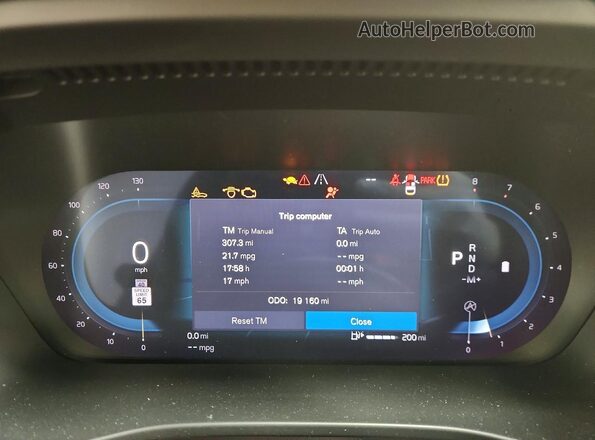YV4L12UE6S2600778 2025 VOLVO XC40 Gray Вид щитка приладів