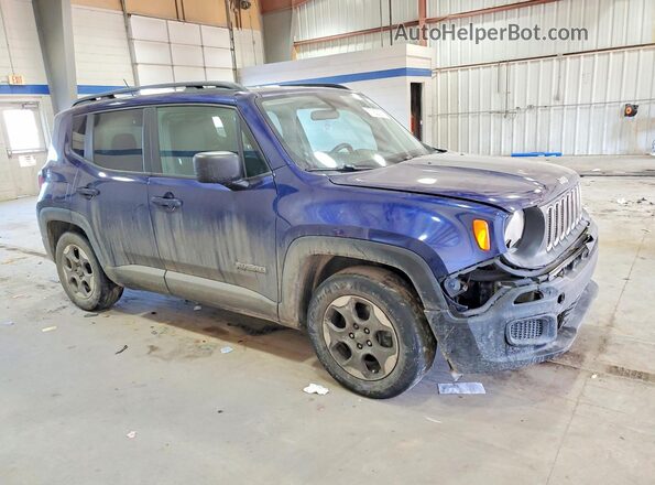 ZACCJAAT2GPD60688 2016 JEEP RENEGADE Blue Front right