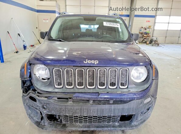 ZACCJAAT2GPD60688 2016 JEEP RENEGADE Blue Front view