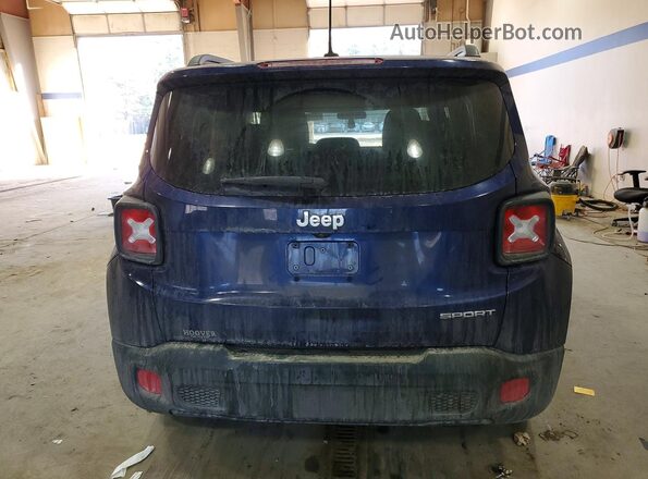 ZACCJAAT2GPD60688 2016 JEEP RENEGADE Blue Rear view