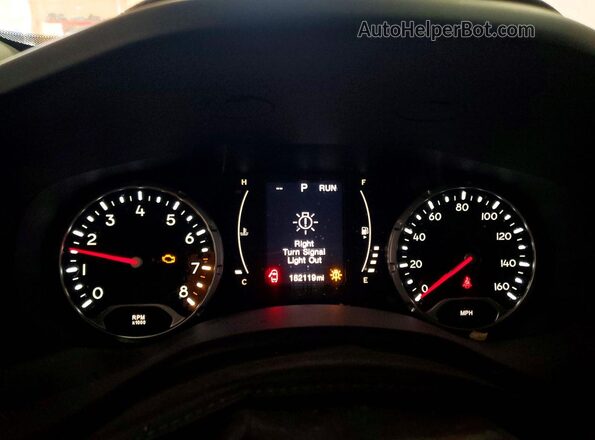 ZACCJAAT2GPD60688 2016 JEEP RENEGADE Blue Instrument cluster view