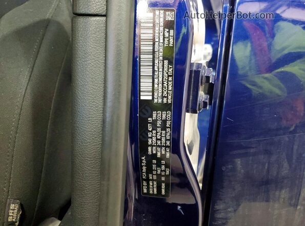 ZACCJAAT2GPD60688 2016 JEEP RENEGADE Blue VIN sticker view