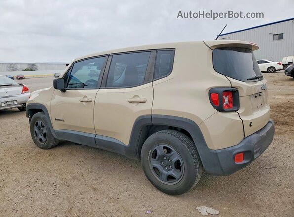 ZACCJAAT6GPC70055 2016 JEEP RENEGADE Желто-коричневый Задняя левая четверть