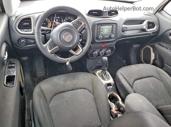 ZACCJAAT6GPC70055 2016 JEEP RENEGADE Желто-коричневый Вид панели приборов