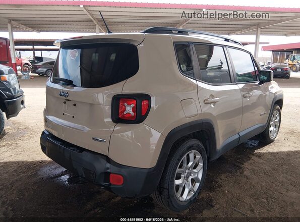 ZACCJABT1GPD83247 2016 JEEP RENEGADE Бежевый Задняя правая четверть