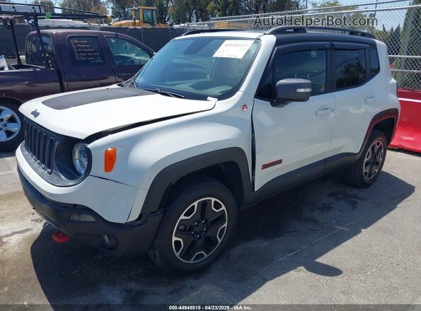 ZACCJBCT6GPD70790 2016 JEEP RENEGADE White Առջևի ձախ երեք քառորդ տեսարան