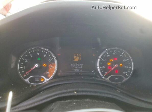 ZACCJBCT7GPD50256 2016 JEEP RENEGADE Orange Vista del cuadro de instrumentos