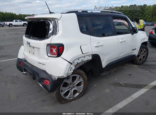 ZACCJBDB6JPH85587 2018 JEEP RENEGADE White Задня права чверть