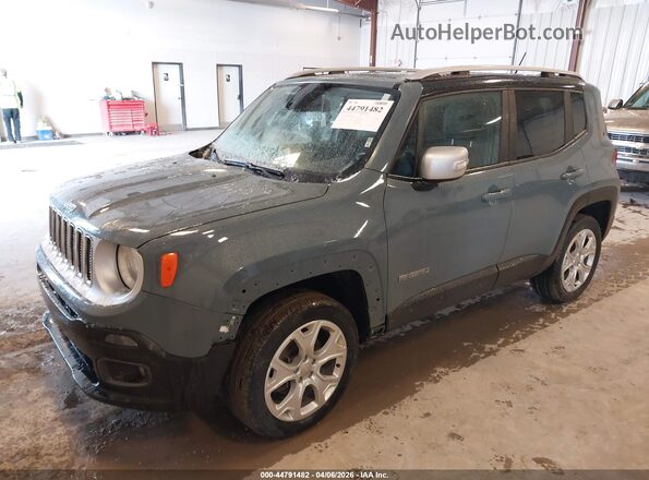 ZACCJBDB9HPF23654 2017 JEEP RENEGADE Gray Передня ліва чверть