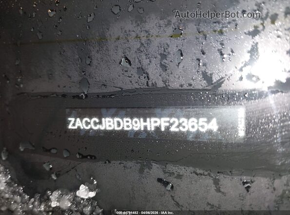 ZACCJBDB9HPF23654 2017 JEEP RENEGADE Gray Вид підкапотного простору