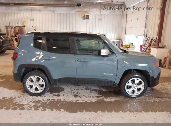 ZACCJBDB9HPF23654 2017 JEEP RENEGADE Gray Вид задньої частини салону