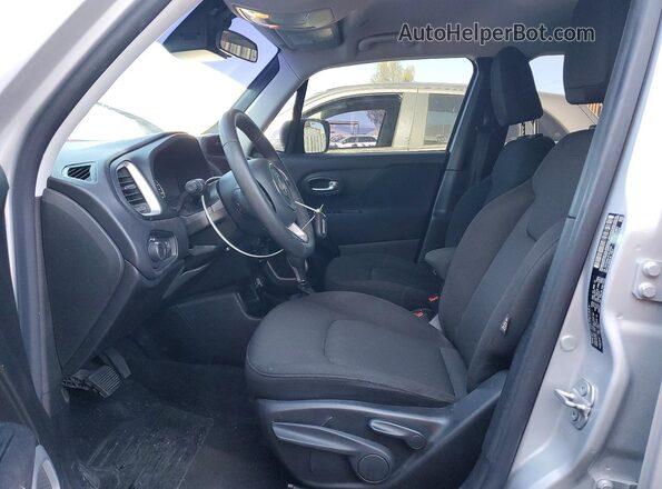 ZACNJAA14LPL22782 2020 JEEP RENEGADE Серебряный Вид салона спереди