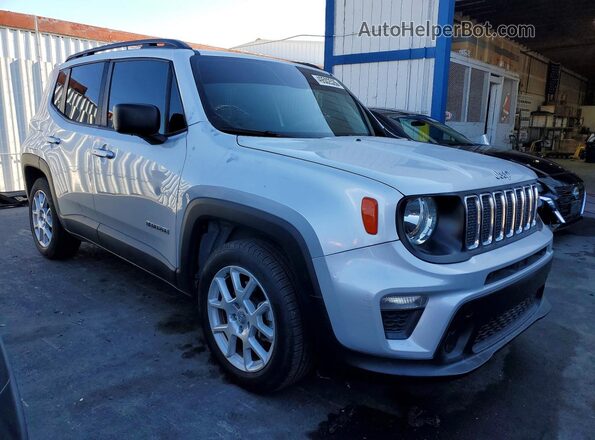 ZACNJAA14LPL22782 2020 JEEP RENEGADE Серебряный Передняя правая четверть