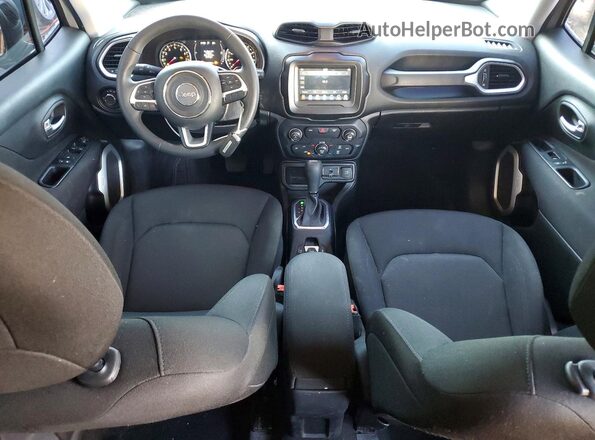 ZACNJAA14LPL22782 2020 JEEP RENEGADE Серебряный Вид панели приборов