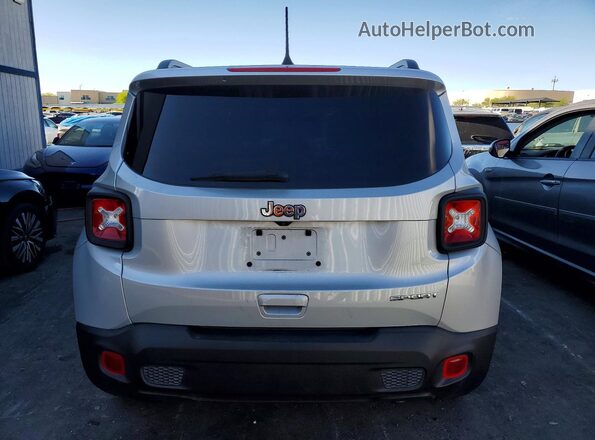 ZACNJAA14LPL22782 2020 JEEP RENEGADE Серебряный Вид сзади