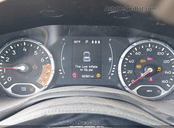 ZACNJAAB0KPK13629 2019 JEEP RENEGADE Gray უკანა სავარძლების ხედი